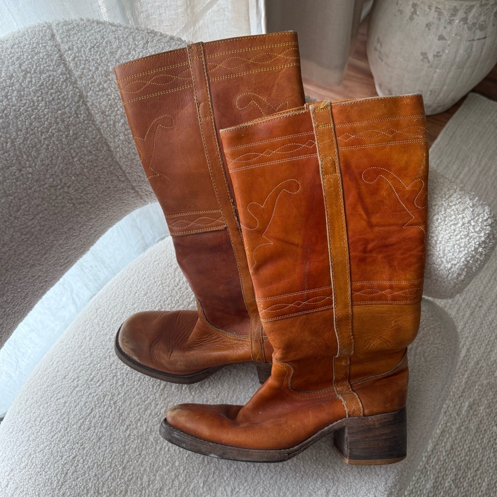 Vintage Frye Campus Boots Longhorn